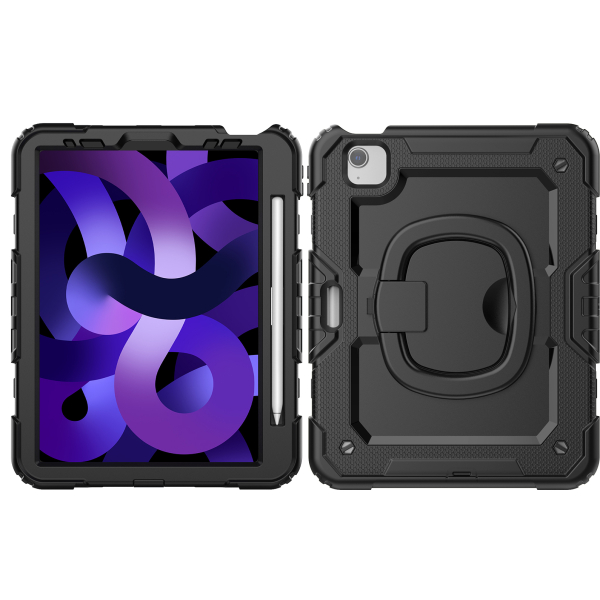 Mobilize Rotating Defender Case Stand Function For Apple Ipad Pro 11 (21/22)/Air 10.9 (20/22) Black - Afbeelding 2
