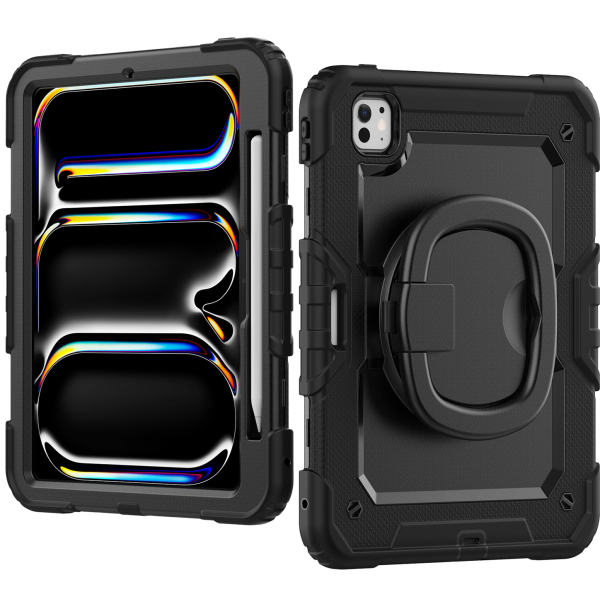 Mobilize Rotating Defender Case Stand Function For Apple Ipad Pro 11 (2024) Black