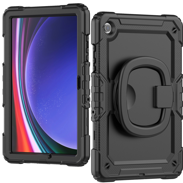 Mobilize Rotating Defender Case Stand Function For Samsung Galaxy Tab A9+ 11 Black