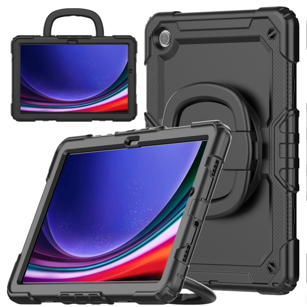 Mobilize Rotating Defender Case Stand Function For Samsung Galaxy Tab A9+ 11 Black - Afbeelding 3