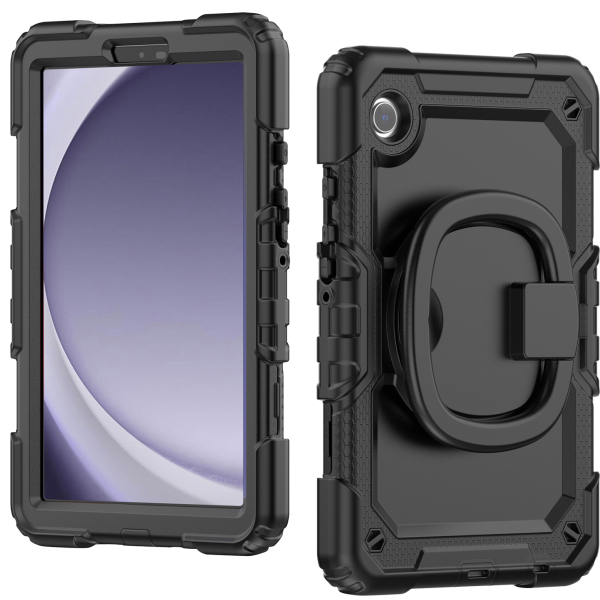 Mobilize Rotating Defender Case Stand Function For Samsung Galaxy Tab A9 8.7 Black