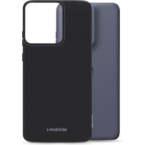 Mobilize Rubber Gelly Case Motorola Edge 50 Neo Matt Black