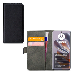 Mobilize Classic Gelly Wallet Book Case Motorola Edge 50 Neo Black