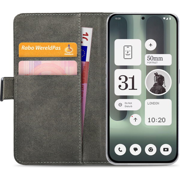Mobilize Classic Gelly Wallet Book Case Nothing Phone (2A) Plus Black - Afbeelding 4