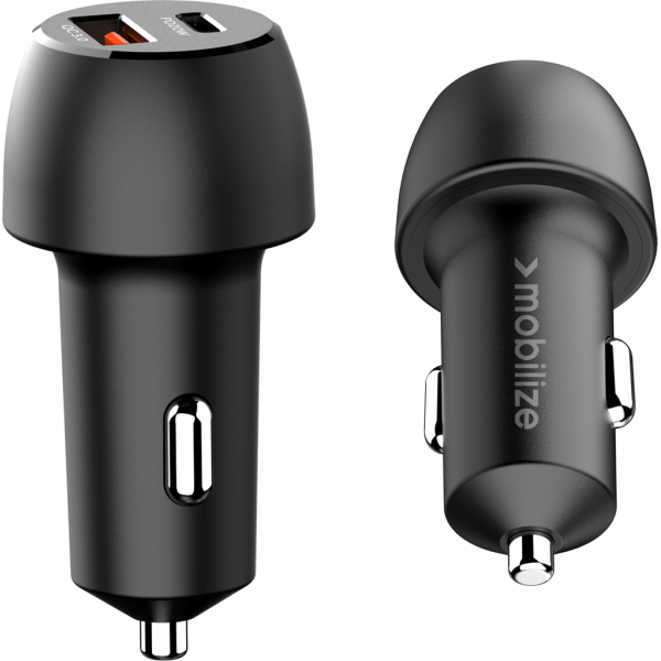 Mobilize Car Charger Usb + Usb-C 48W With Pd/Pps And Qc Black - Afbeelding 6