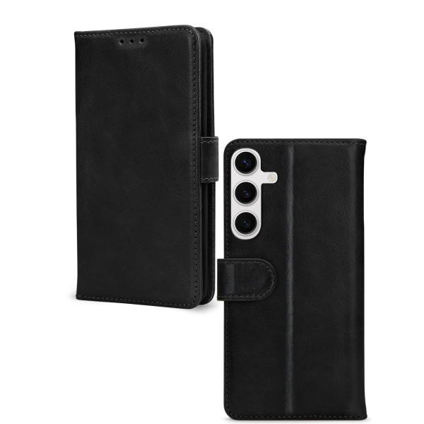 Mobilize Leather Wallet Samsung Galaxy S24 Fe Black - Afbeelding 2