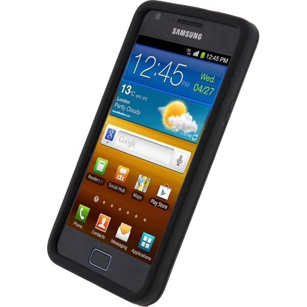 Xccess Silicone Case Samsung Galaxy Sii I9100 Black - Afbeelding 2