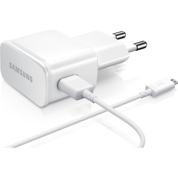 Samsung Eta-U90Ewe Samsung Travel Charger Incl. Micro Usb Cable 2.0A White Bulk