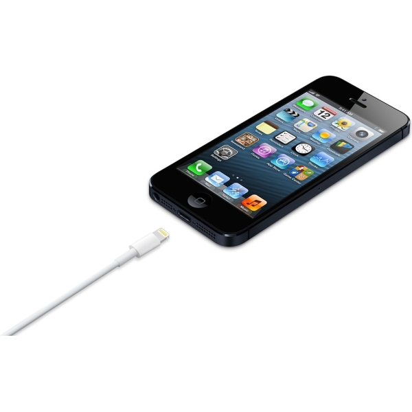 Apple Me291Zm/A Apple Lightning To Usb Cable 0.5M. White - Afbeelding 4