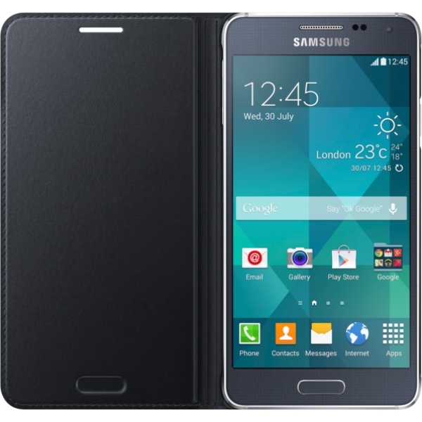 Samsung Ef-Fg850Bbegww Samsung Flip Cover Galaxy Alpha Black - Afbeelding 4