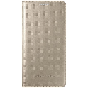 Samsung Ef-Fg850Bfegww Samsung Flip Cover Galaxy Alpha Gold