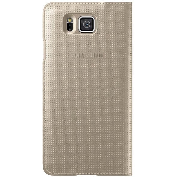 Samsung Ef-Fg850Bfegww Samsung Flip Cover Galaxy Alpha Gold - Afbeelding 2