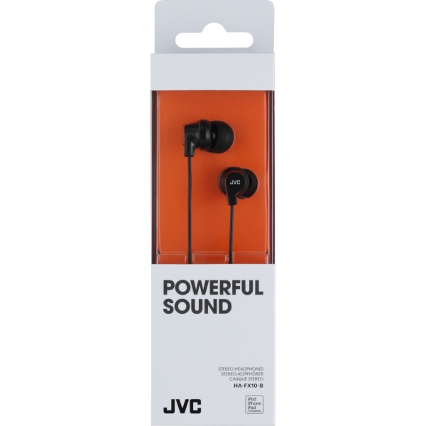 Jvc Ha-Fx10-B Jvc Colourful Inner Ear Headphone Black - Afbeelding 2