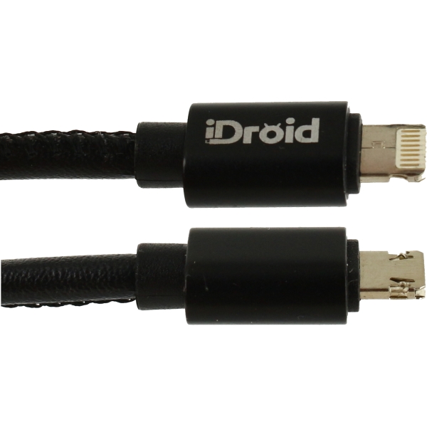 Idroid Max Universal Charging And Data Cable Black - Afbeelding 2