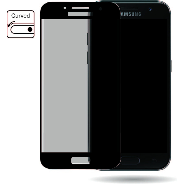 Mobilize Edge-To-Edge Glass Screen Protector Samsung Galaxy A3 2017 Black