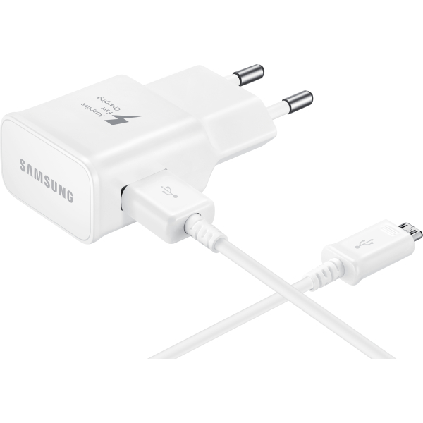 Samsung Ep-Ta20Eweugww Samsung Quick Travel Charger Incl. Micro Usb Cable 2.0A White Bulk - Afbeelding 2