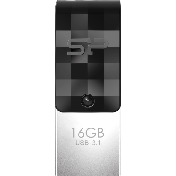 Silicon Power C31 Dual Usb Pendrive Mobile 16Gb Usb-C Black - Afbeelding 2