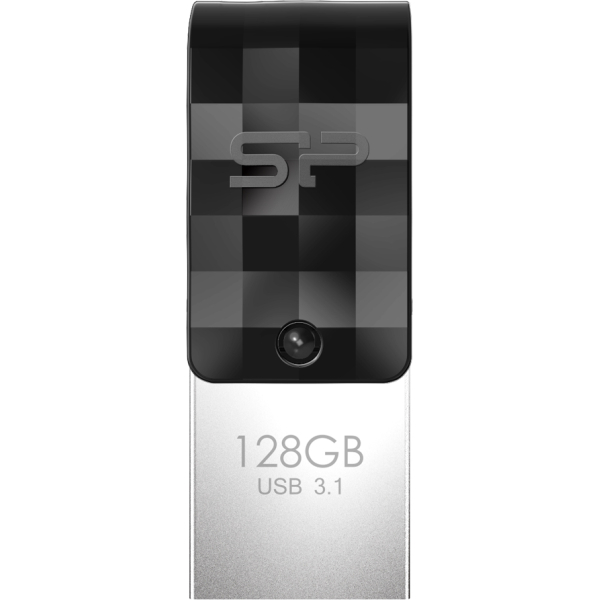 Silicon Power C31 Dual Usb Pendrive Mobile 128Gb Usb-C Black - Afbeelding 2