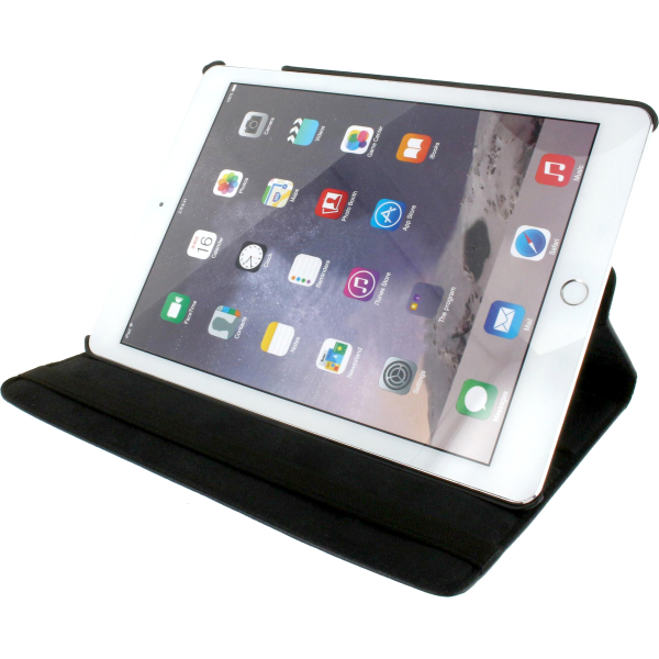 Xccess Rotating Stand Case Apple Ipad 9.7 2017/2018/Air Black - Afbeelding 4