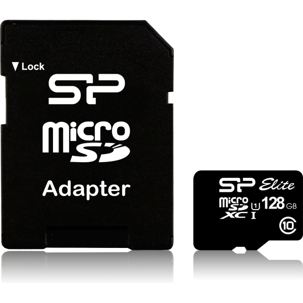 Silicon Power Micro Sdhc Incl. Sd Adapter 128Gb Uhs-1 Class 10 - Afbeelding 2