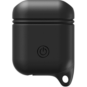 Xccess Shockproof Silicone Case With Hook For Apple Airpods Black