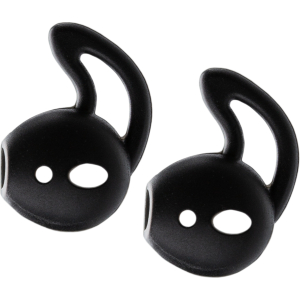 Xccess Silicone Earbuds With Ear Hook For Apple Earpod/Airpod Black