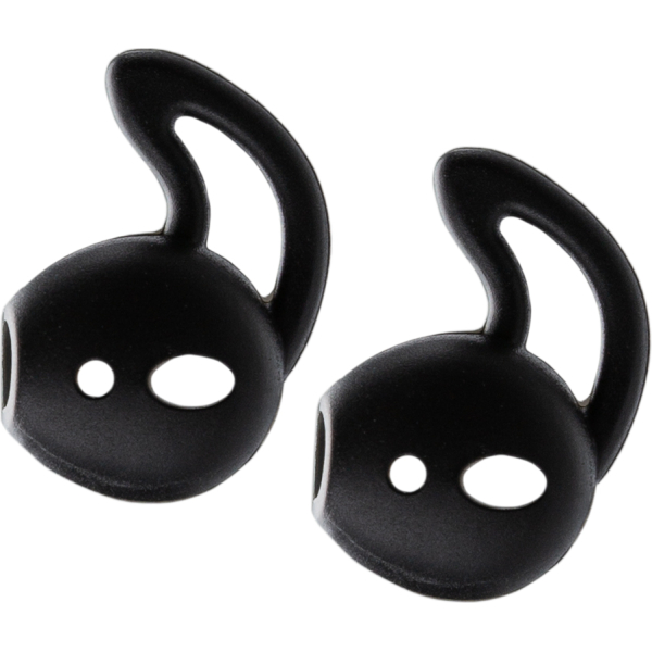 Xccess Silicone Earbuds With Ear Hook For Apple Earpod/Airpod Black