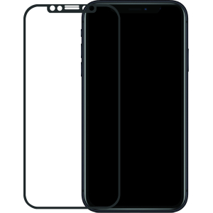 Mobilize Edge-To-Edge Glass Screen Protector Apple Iphone Xr/11 Black Full Glue