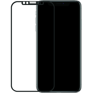 Mobilize Edge-To-Edge Glass Screen Protector Apple Iphone Xs Max/11 Pro Max Black Full Glue