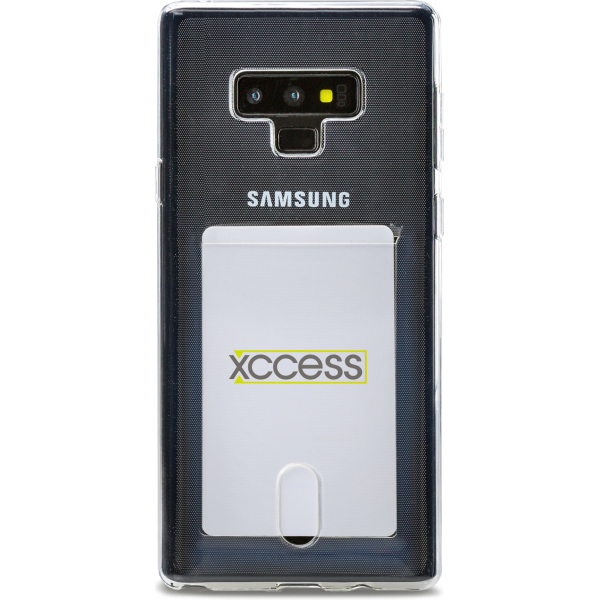 Xccess Tpu Card Case Samsung Galaxy Note9 Transparent Clear - Afbeelding 2