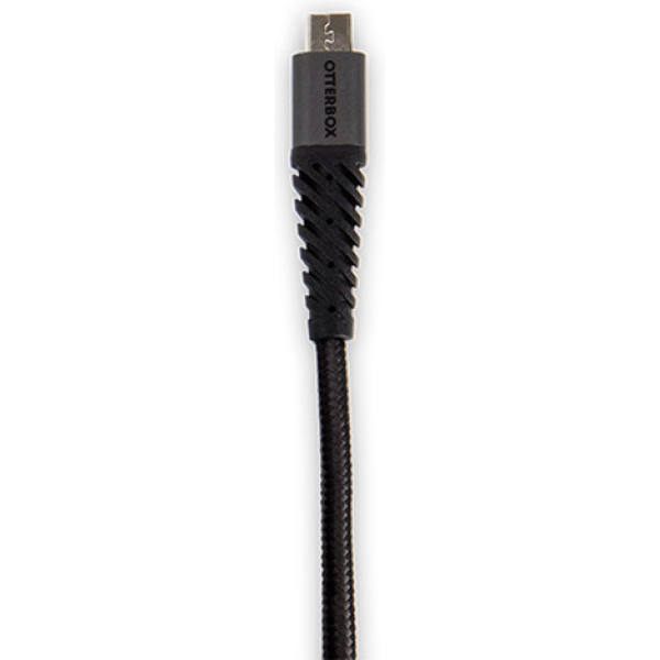 Otterbox Nylon Braided Charge/Sync Cable Micro Usb 2M Black - Afbeelding 2