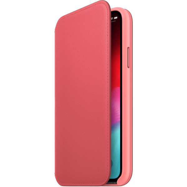 Apple Mrx12Zm/A Apple Leather Folio Case Iphone Xs Peony Pink - Afbeelding 3