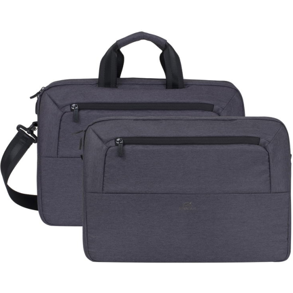 Rivacase Suzuka Laptop Bag 15.6Inch Black - Afbeelding 8