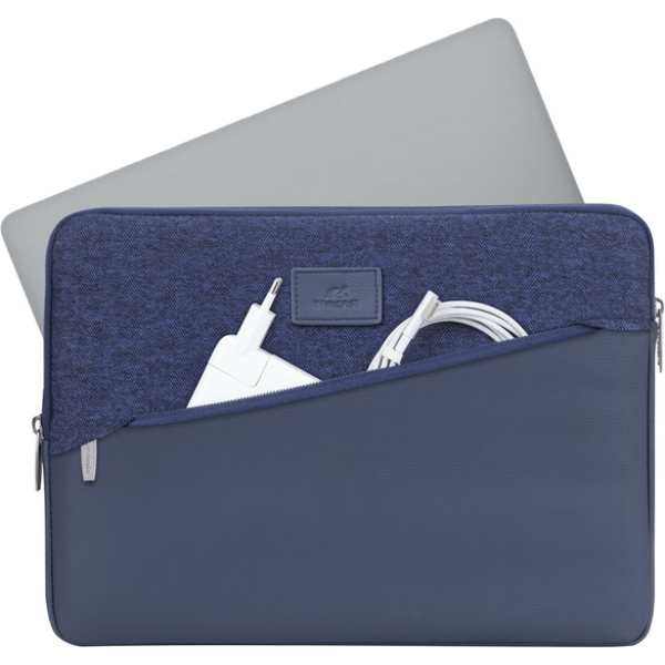 Rivacase Egmont Laptop Sleeve 13.3Inch Blue - Afbeelding 5