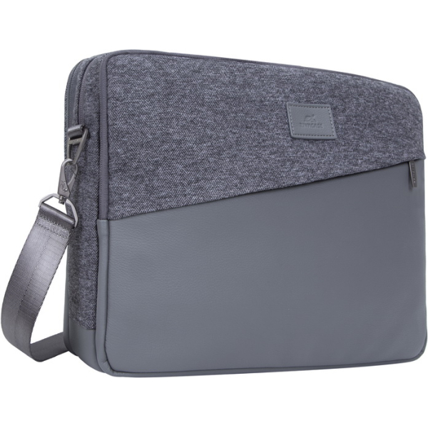 Rivacase Egmont Laptop Bag 15.6Inch Grey - Afbeelding 2