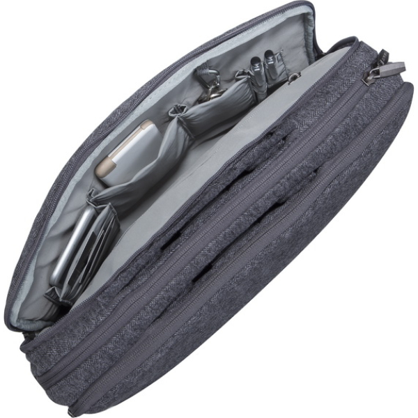Rivacase Egmont Laptop Bag 15.6Inch Grey - Afbeelding 7
