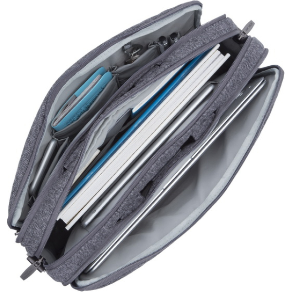 Rivacase Egmont Laptop Bag 15.6Inch Grey - Afbeelding 8