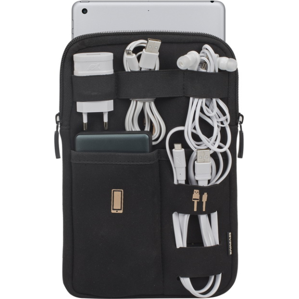 Rivacase Antishock Travel Organizer 7-8Inch Black - Afbeelding 2