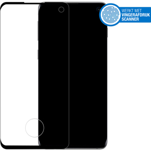 Mobilize Edge-To-Edge Glass Screen Protector Samsung Galaxy S10 Black Edge Glue