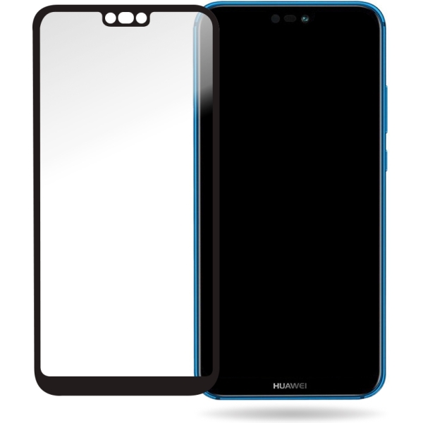 Mobilize Glass Screen Protector - Black Frame - Huawei P20 Lite