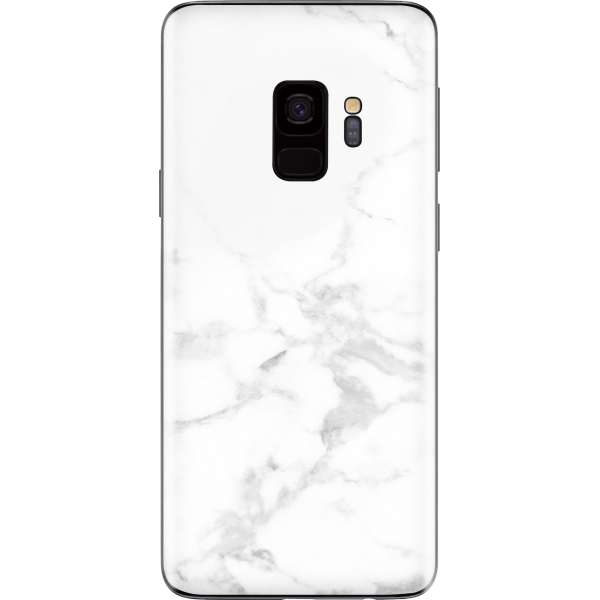 My Style Phoneskin For Samsung Galaxy S9 White Marble - Afbeelding 2