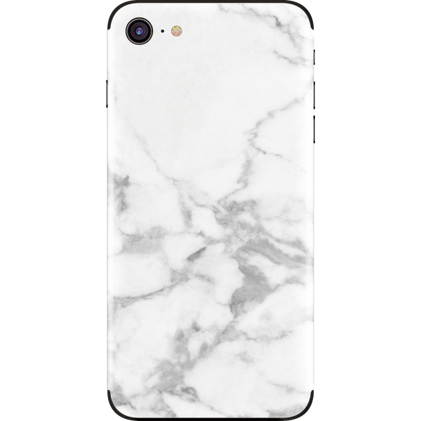 My Style Phoneskin For Apple Iphone 7/8/Se (2020/2022) White Marble - Afbeelding 2