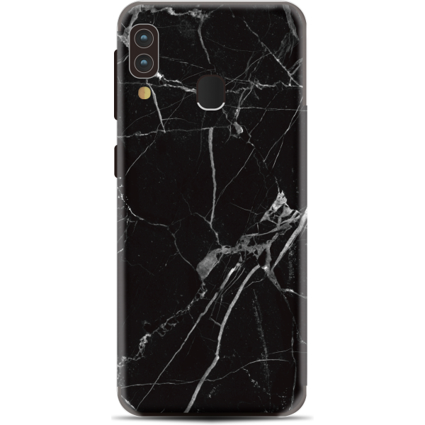My Style Phoneskin For Samsung Galaxy A20E Black Marble - Afbeelding 2