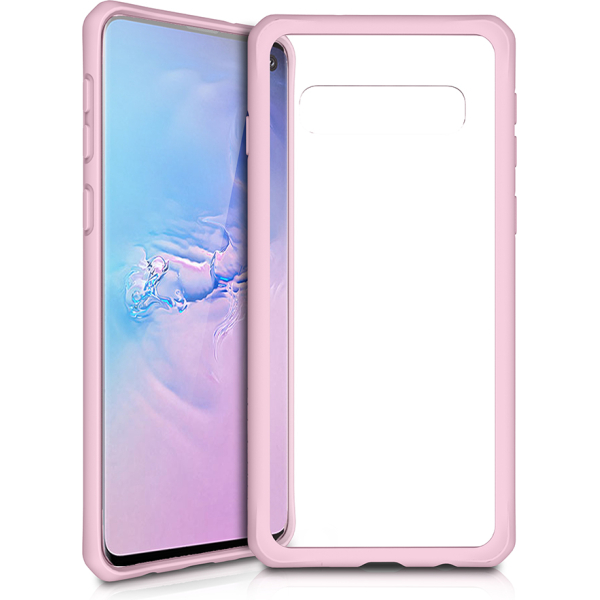 Itskins Level 2 Hybridsolid For Samsung Galaxy S10+ Pink/Transparent - Afbeelding 2