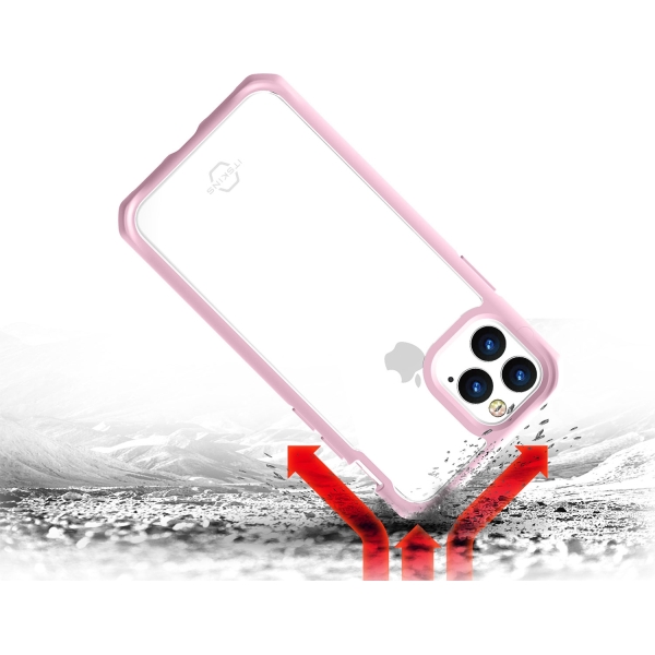 Itskins Level 2 Hybridsolid For Samsung Galaxy S10+ Pink/Transparent - Afbeelding 3