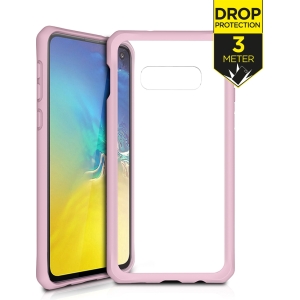 Itskins Level 2 Hybridsolid For Samsung Galaxy S10E Pink/Transparent