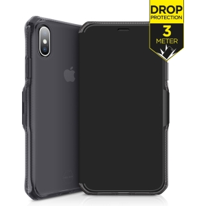 Itskins Level 2 Spectrumfolio For Apple Iphone Xs Max Pure Black
