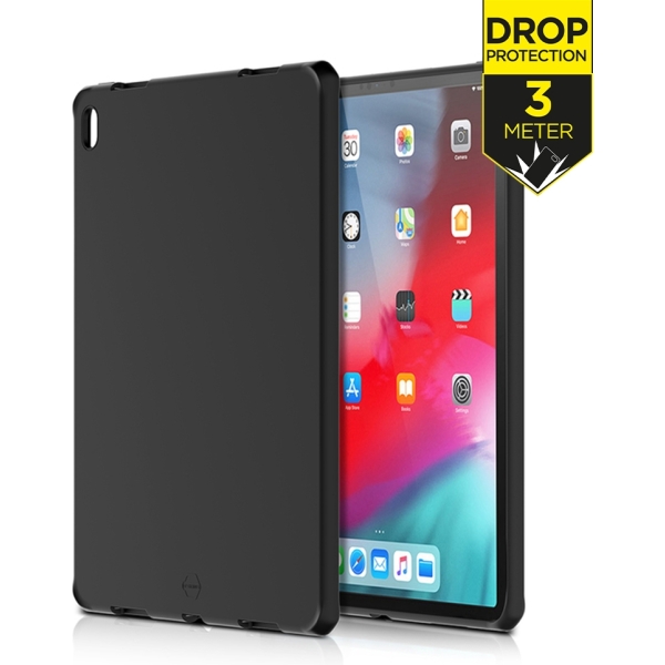 Itskins Level 2 Spectrumsolid For Apple Ipad Pro 11 2018 Plain Black