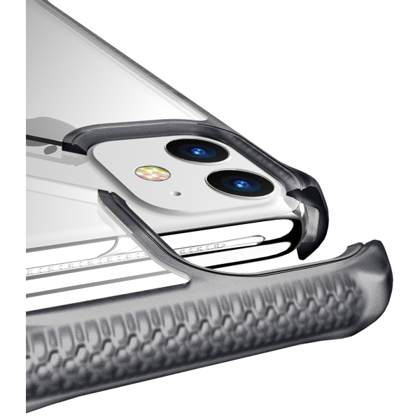 Itskins Level 2 Hybridfrost For Apple Iphone 11/Xr Transparent Black - Afbeelding 9