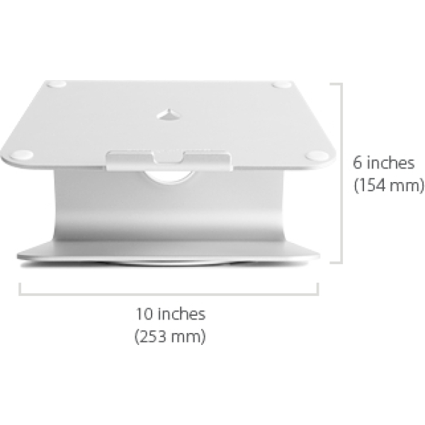 Rain Design Mstand 360 Laptop Stand + Swivel Base Space Grey - Afbeelding 4